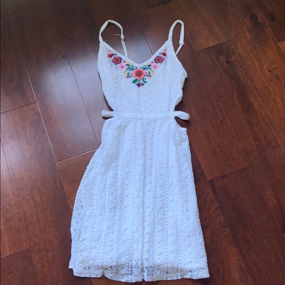 white dress!